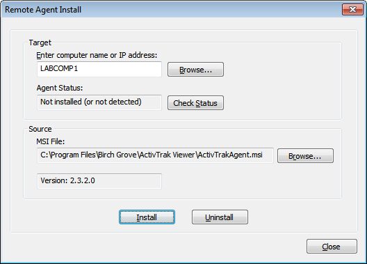 ActivTrak Remote Installer