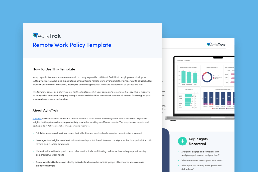 Remote work policy template